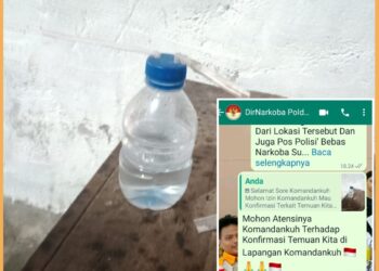 Alat hisap dan sabu yang bebas di Jermal 15, Sabtu (25/11).