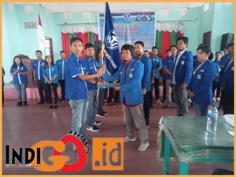 Pelantikan pengurus PAC GMKI Sipahutar, Sabtu (2/12).