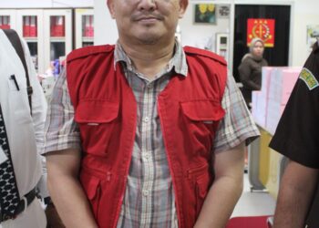 RTZ, Kepala Unit Pelayanan Teknis (UPT) Jalan dan Jembatan pada Dinas Bina Marga dan Bina Konstruksi (BMBK) Provinsi Sumatera Utara (Provsu) saat ditahan Kejatisu, Selasa (9/1).