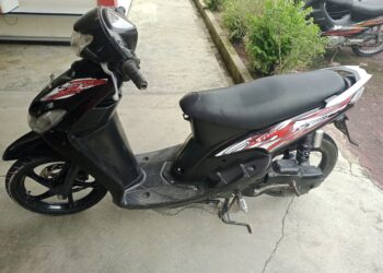Sepeda motor yang dicuri dan dijual RSS kepada saudaranya, Sabtu (20/1).