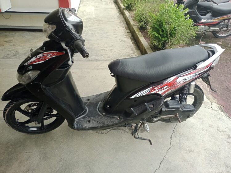 Sepeda motor yang dicuri dan dijual RSS kepada saudaranya, Sabtu (20/1).