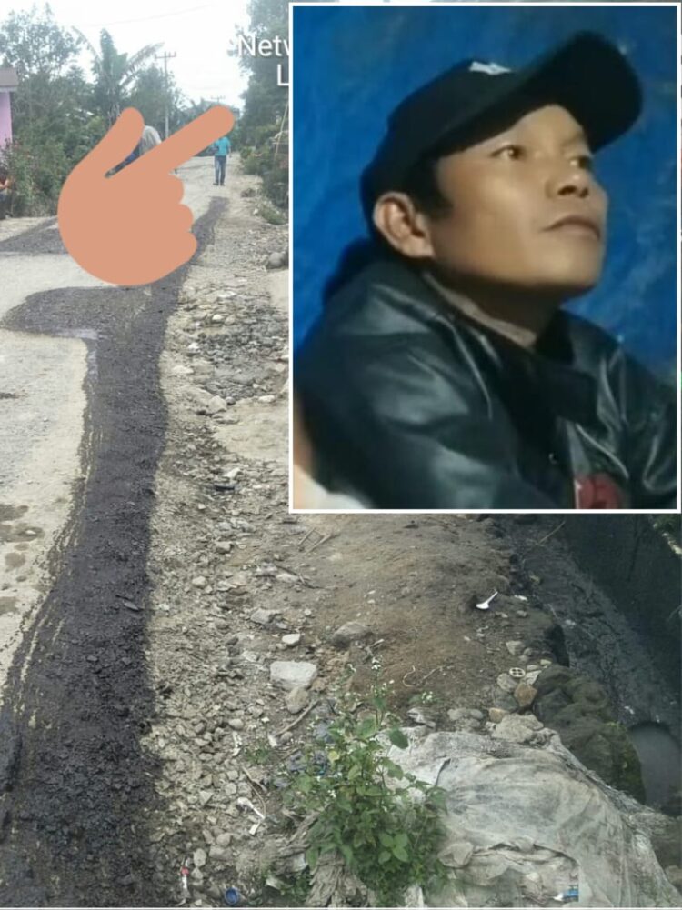 Manik, bandar togel dan arah rumahnya dari Simpang Sinaman - Gambiri, Selasa (23/1).