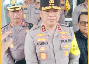 Kapolda Sumut, Irjen. Pol. Agung saat konferensi pers, Jumat (26/1).