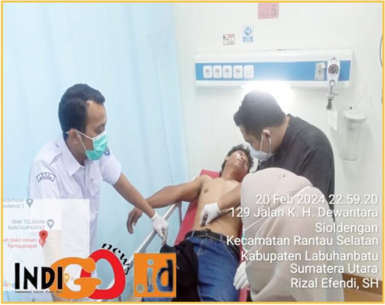 Samuel Tampubolon, jurnalis yang dianiaya harus di rawat intesif di RS, Selasa (20/2).