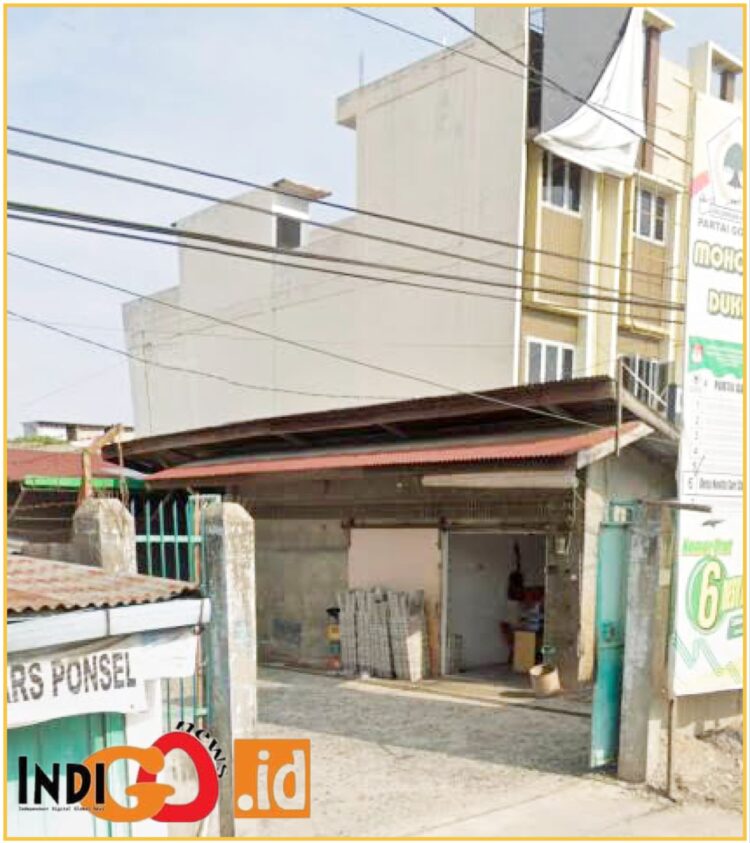 Lokasi judi AK Cs di Lubuk Pakam yang bebas beroperasi, Senin (4/3).