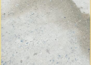 Kondisi rabat beton yang sudah mulai rusak, Selas (5/3).