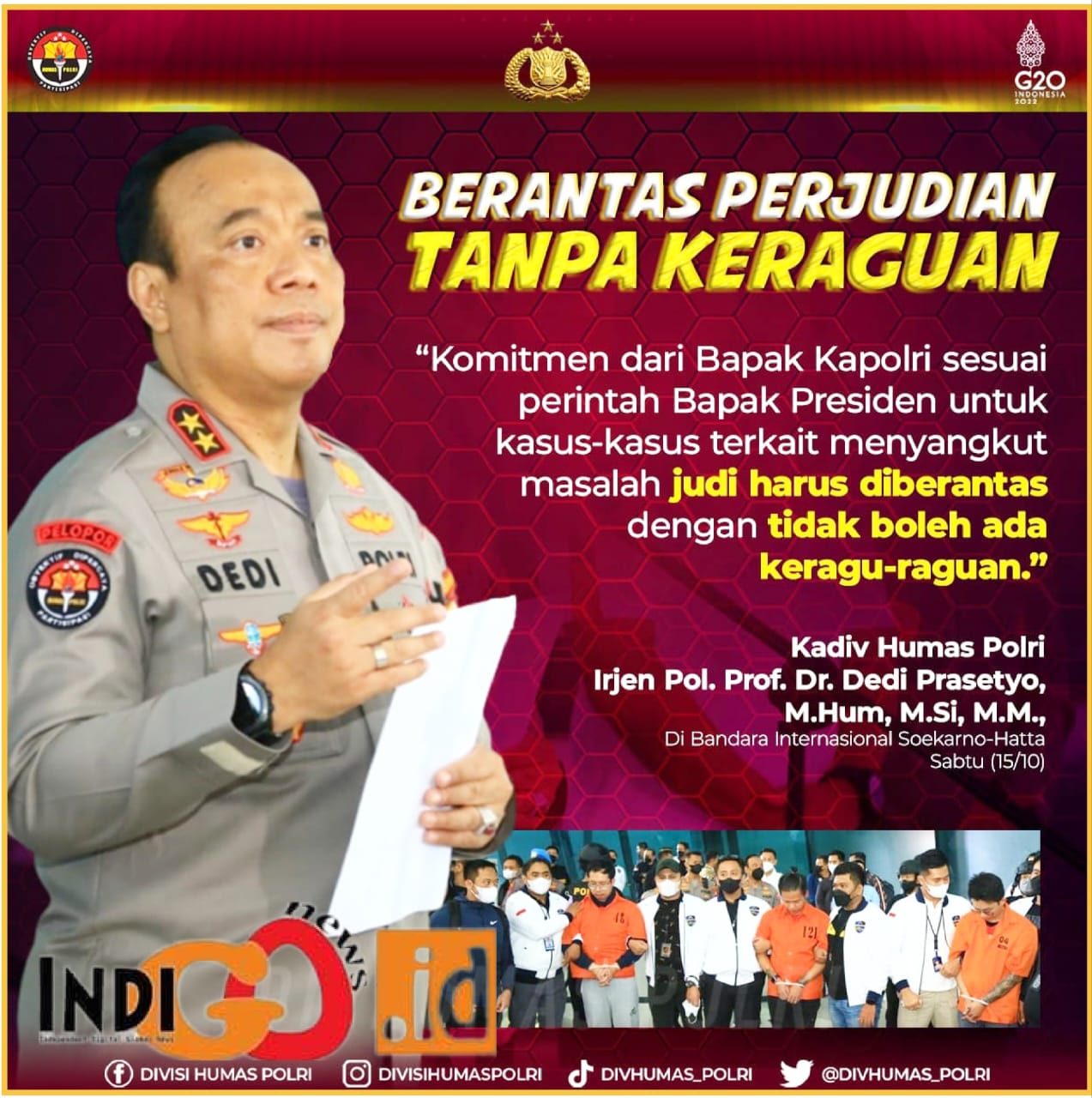 Warga Taput Berharap Kapolres Konsisten Dengan Ucapan Berantas Judi ...