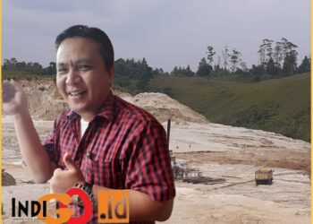 Danramil Onanganjang, Cpt. Sodongoron Situmorang dan lahan yang masih sengketa, Senin (1/4).