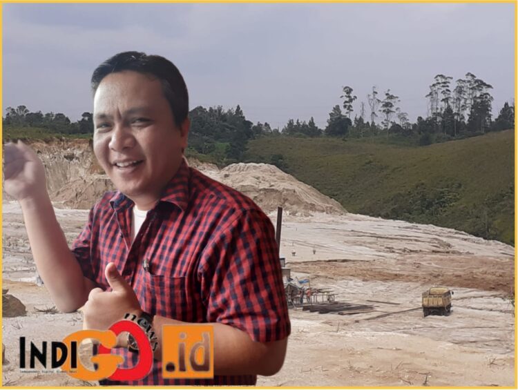 Danramil Onanganjang, Cpt. Sodongoron Situmorang dan lahan yang masih sengketa, Senin (1/4).