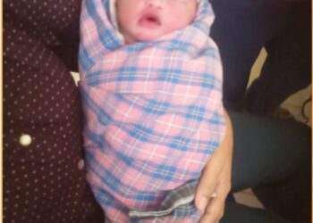 Kondisi bayi dalam keadaan sehat dirawat di Puskesmas Simangumban, Jumat (24/5).