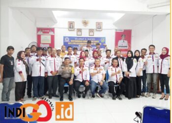 LPM Medan Helvetia saat Musyawarah Cabang Luar Biasa, Minggu (26/5).