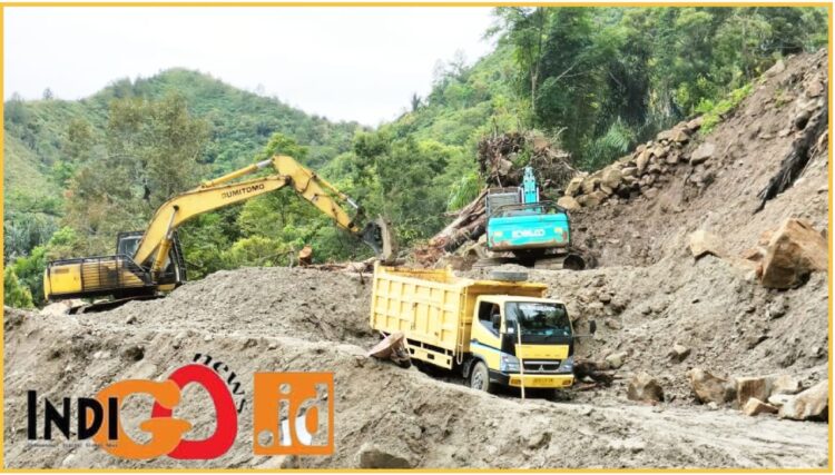 Lokasi tambang ilegal galian C, Rabu (29/5).