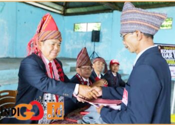 PSBI Wilayah Sumbul saat melaksanakan konferwillub memilih kepenegurusan, Kamis (6/6).