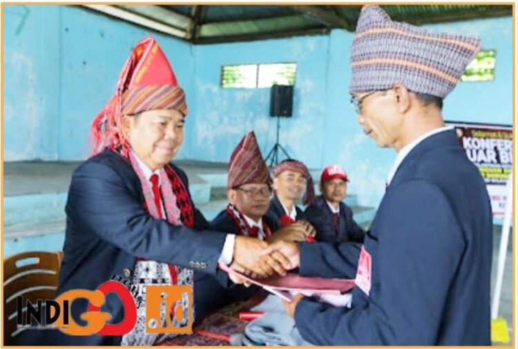 PSBI Wilayah Sumbul saat melaksanakan konferwillub memilih kepenegurusan, Kamis (6/6).