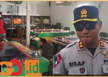 Mesin slot tembak ikan dan Kapolres Binjai, AKBP. Rio, Jumat (7/6).