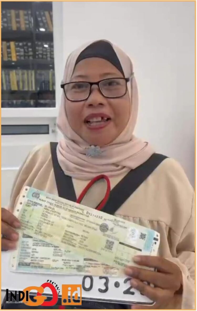 Sri Rahmadani, warga yang mengakui nyamanya ruang publik kepengurusan pajak, Sabtu (8/6).