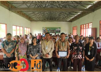 Rumah Baca Pelita Bangsa saat adakan lomba cerdas cermat, Sabtu (15/6).