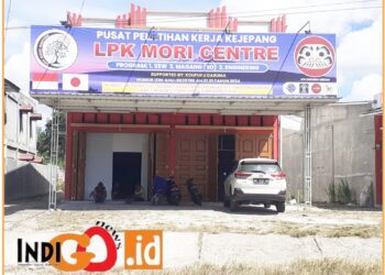 Kantor LPK Mori Center di Siborongborong, Rabu (19/6).