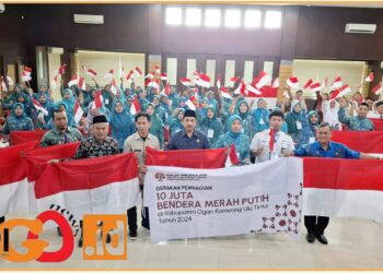 TP PKK OKU Timur, dr. Sheila Noberta Sp.A. M.Kes saat hadiri sosialisasi, Jumat (21/6).