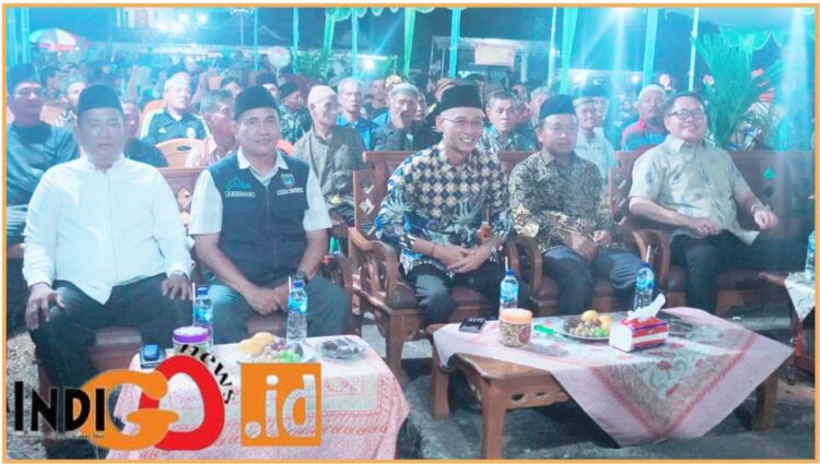 Wabup OKU Timur, Mas Yudha saat hadiri HUT Margotani ke- 50, Selasa (9/7).