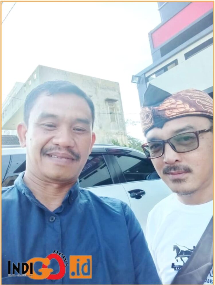 Direktur Eksekutif IP2 BAJA Nusantara, Djonggi Napitupulu saat bersama reporter Indigonews, Selasa (16/7).