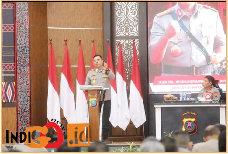 Kapolda Sumut, Irjen. Pol. Whisnu Hermawan Februanto, Senin (5/8).