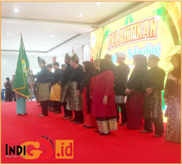 Pelantikan Pengurus Selingsing Daerah Tanjungpinang dan Bintan, Minggu (15/9).