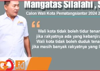 Calon Walikota Nomor Urut 2, Mangatas Silalahi, Senin (7/10).