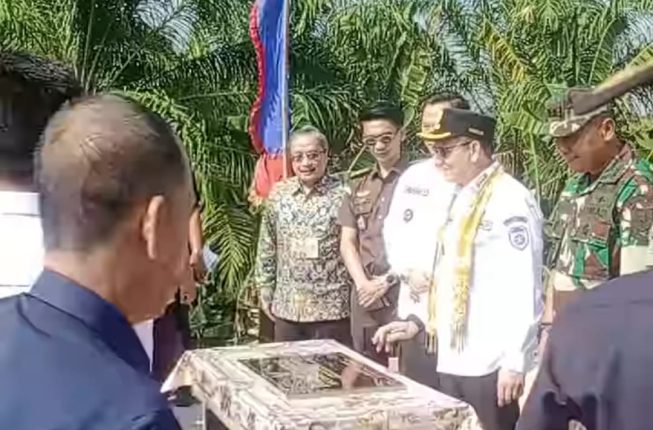Peresmian Jembatan Air Lematang di Desa Ujan Mas Lama, Muara Enim Diresmikan langsung Pj.Gubernur Sumsel