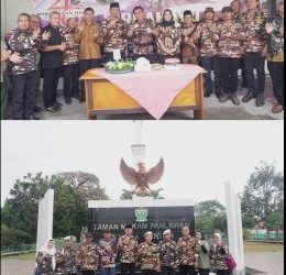 Peringati HUT Ke-46 FKPPI 0604 Muara Enim Potong Tumpeng & Tabur Bunga di TMP Ksatria Pertiwi
