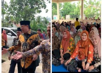 Calon Bupati Muara Enim H.Nasrun Umar Hadiri Undangan Sedekah Dusun di Desa Penanggiran, Kecamatan Gunung Megang
