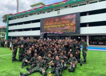 Yonkav 5/DPC Karang Endah Sabet Dua Juara Sekaligus di Peringatan HUT Ke 79 TNI