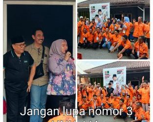 HNU-Lia Kukuhkan Tim keluarga dan Relawan di Penanggiran untuk Pilkada Muara Enim 2024-2029