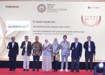 Bukit Asam (PTBA) Sukses Raih Dua Penghargaan di Ajang TOP Human Capital Awards 2024