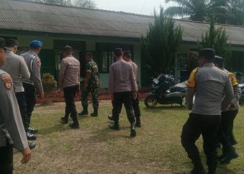 3 Markas TNI Didatangi Polsek Lembak Polsek Gelumbang Dan Polsek Sungai Rotan