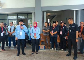 H.Nasrun Umar dan Lia Anggraini Gelar Konsolidasi Sebelum Debat Calon Bupati Muara Enim 2024-2029