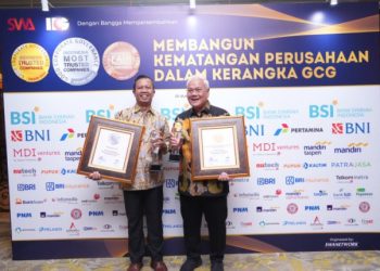10 Kali Berturut-turut, Bukit Asam (PTBA) Pertahankan Predikat Indonesia Most Trusted Company