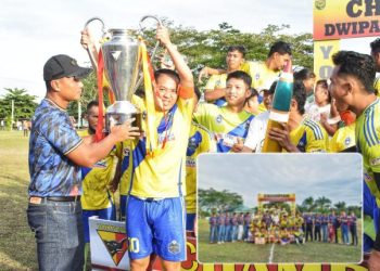 Final Turnamen Sepak Bola Dwipangga Cup XXIV, Waka Waka FC Boyong Piala Danyonkav 5/DPC.