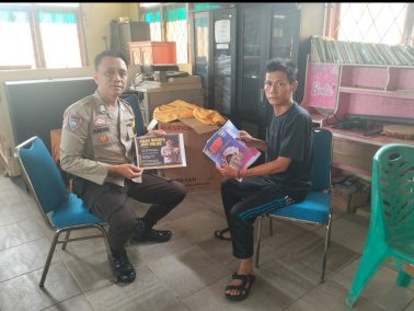 Sosialisasikan Bahaya Judi Online Kapolres Muara Enim Apresiasi Bhabinkamtibmas Polsek Gunung Megang