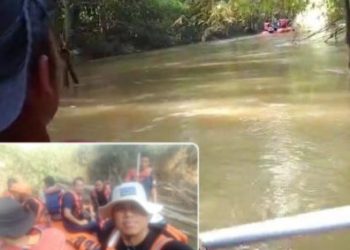Mandi Sungai Bocah SD Warga Aur Duri Rambang Niru Belum Ditemukan