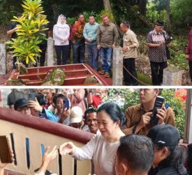 Ketua DPR RI Puan Maharani Ziarah ke Makam Puyang Ramatuan di Kecamatan ujanmas