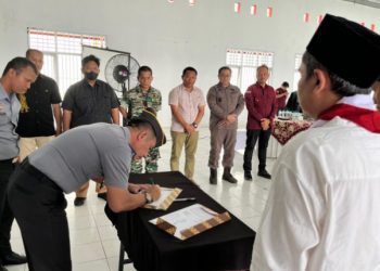 IKRAR SETIA NKRI NARAPIDANA TERORIS LAPAS KELAS IIA KOTABUMI