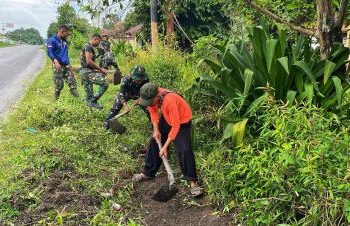 Yonkav 5/DPC Serbu Desa Karang Endah di Kerbak HUT Ke-75