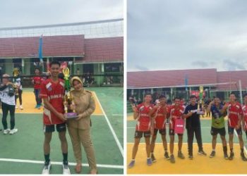 SMAN 1 Ujanmas Tunjukkan Prestasi Diturnamen Bola Voli Antar SMA/Sederajat Di kabupaten Banyuasin