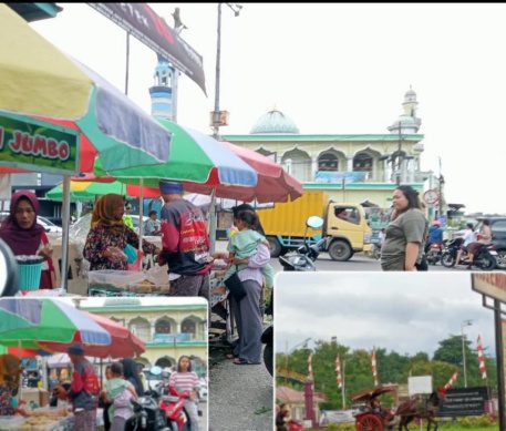 Dimanjakan Delman, Pasar Beduk Ramadhan Gelumbang Makin Padat Pengunjung