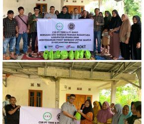 TBBE dan RMKO Bersama BAPERA Salurkan Paket Sembako untuk Warga Benakat