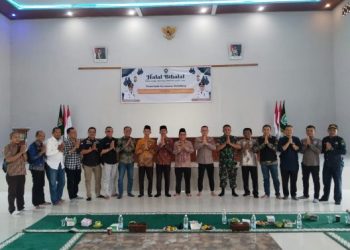 Peltu Fredi Gautama Hadiri Halal Bihalal Tingkat Kecamatan Belimbing