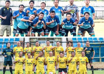 Persipra Prabumulih All Star Sambut Tim Alumni Haornas 96 Muara Enim di Stadion Talang Jimar