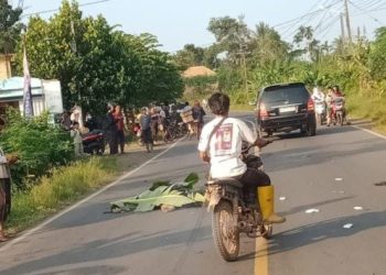 Pedagang Keliling Es Cream Tewas Diduga Ditabrak Mobil Pikup Kawasan Jalan Simpang Metur Lubai Ulu Muara Enim