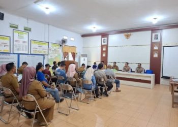 Giat Silaturahmi, Pemdes Tebat Agung dan Polsek Rambang Dangku Terus Wujudkan Kamtibmas